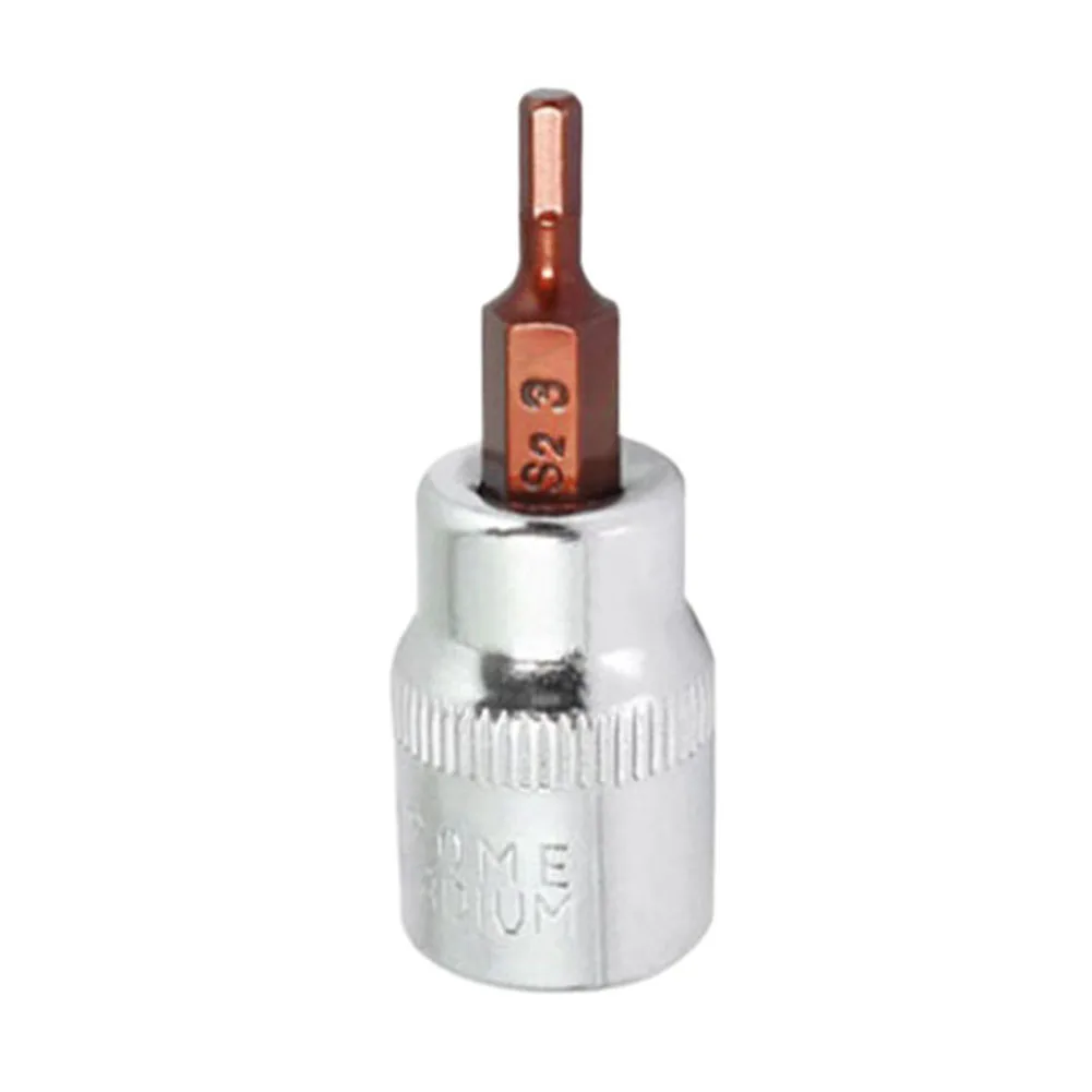 3/8 Vierkantantrieb Steckschlüssel Sechskantschraubendreher Bits H3-10 Chrom-Vanadium-Stahl Sechskant-Ratschenschlüssel für elektrische Schraubenschlüssel – Detail 3