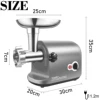 Electric Meat Grinder Heavy Duty 3000W Max Powerful Kitchen Meat Chopper Sausage Stuffer Mincer Slicer Food Processor Sonifer 6