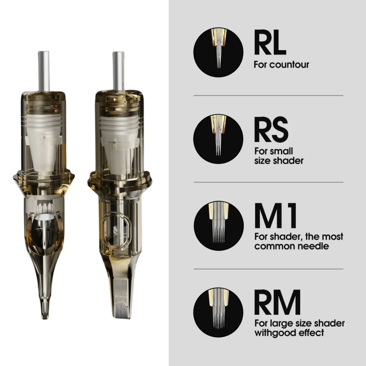2025 真新しい 20 個 ROKYO タトゥー針カートリッジ PMU アートメイク