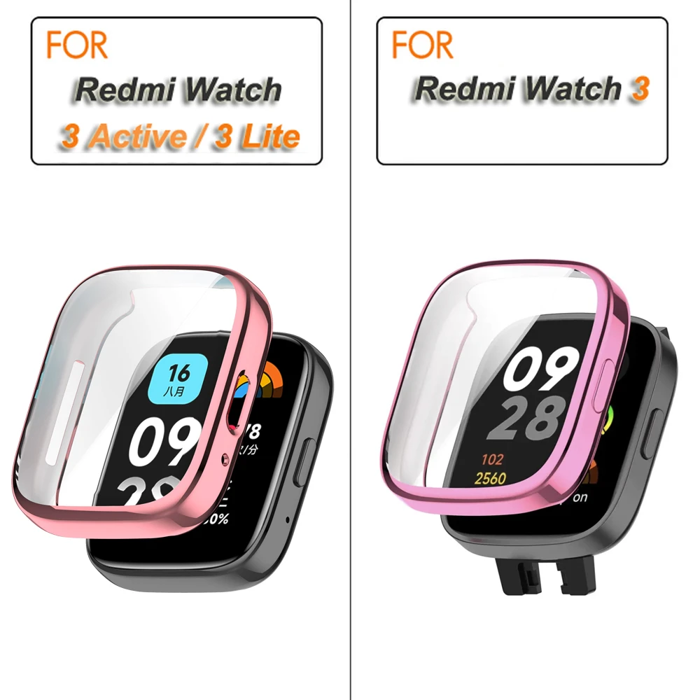 Funda Galvanizada De TPU Para Xiaomi Redmi watch 3 Active Lite