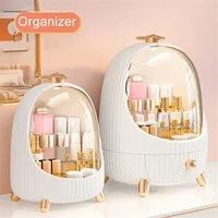 Make Up Organizer Box Desktop Dresser Skin Care Products Storage Cabinet Large Capacity Dust-proof Desktop Drawer Storage Box 2