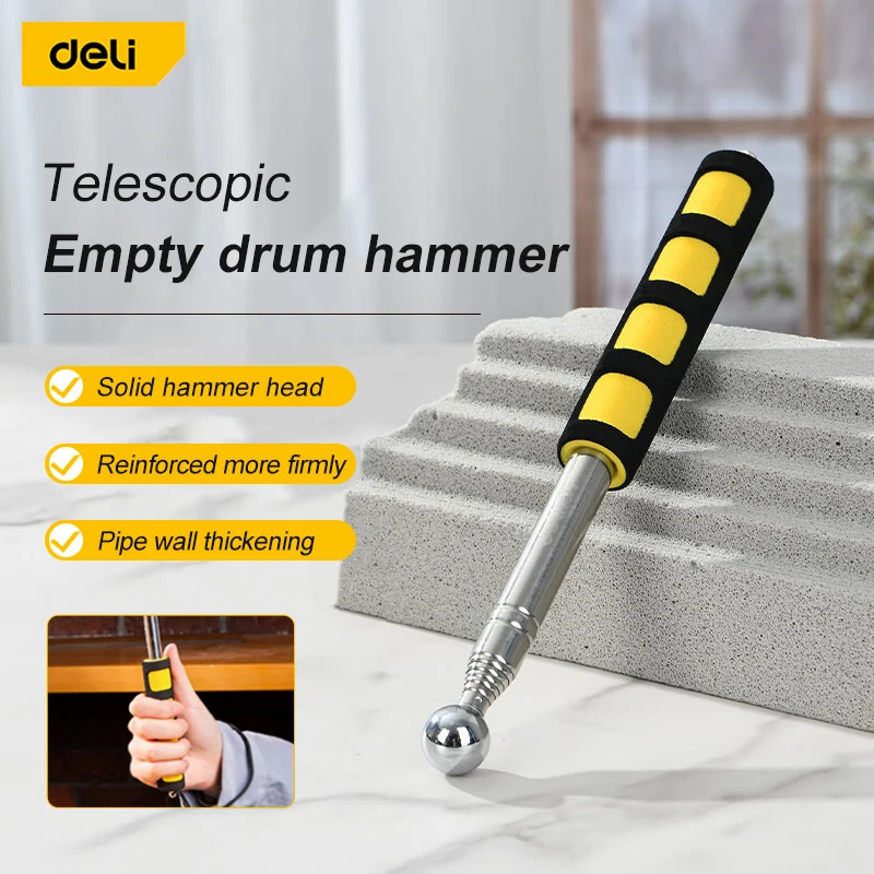 Deli Telescopic Self Defense Empty Drum Hammer