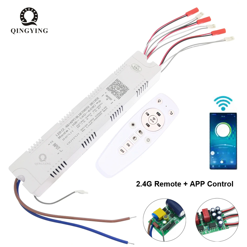 2.4G Intelligent LED Driver 30W 40W 50W 60W Remote Control Power Supply