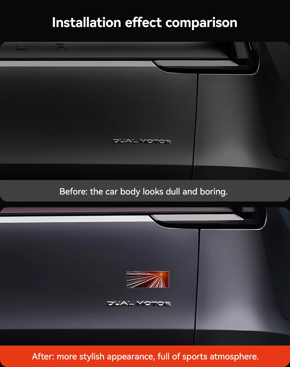 For Model Y/3/X/S Tail Mark Juniper Performance For Tesla PLAID Space-time Tu De