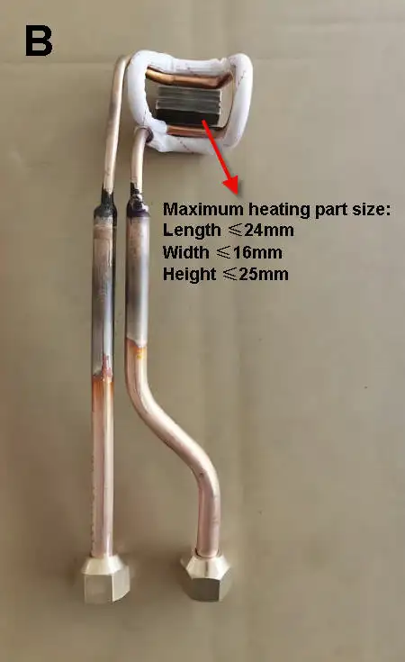 Opening U-Shaped Copper Induction Heating Coil Metalworking Welding Brazing Metalworking Heating Head for Industrial Use - Image 15