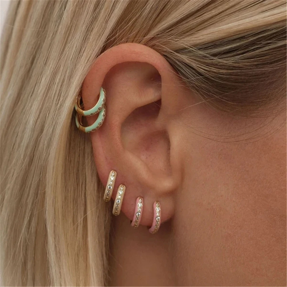 Silver Hoop Earring For Women 1Pair
