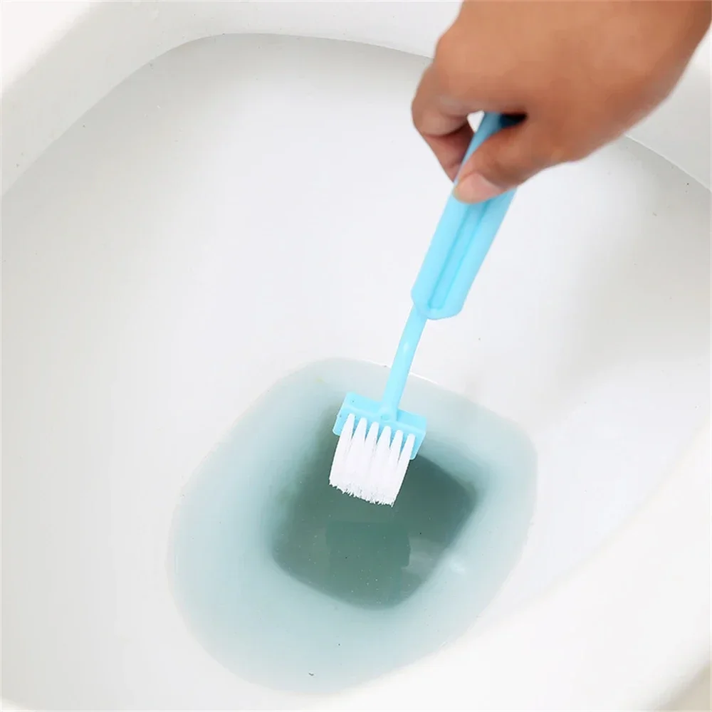 Bathroom Accessories 1PC Bathroom Accessories Small Cleaning Brush Long Handle No Blind Spots For Toilet WC V Shape Toilet Paper Holder Arc S Type