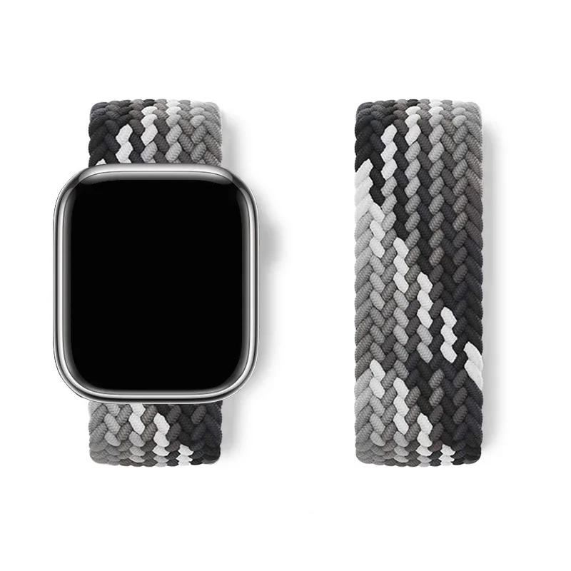 Elastic Braided Loop Watch Band Strap in Multiple Sizes