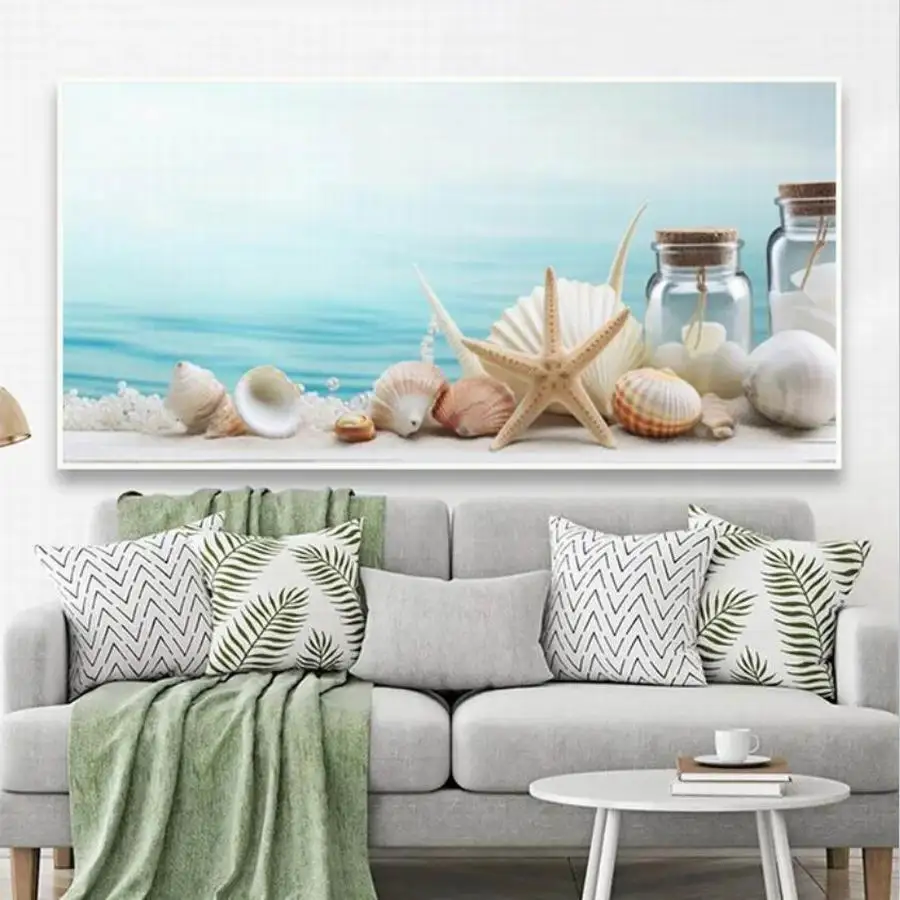 Starfish-Shells-Diamond-Painting-New-Arrival-Large-Size-Seaside-Stone ...