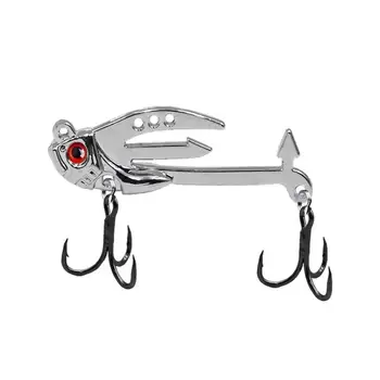 Metal VIB Fishing Lure 2-in-1 Fake Angling Baits Long Throwing Realistic 3D Eyes Fishing Baits For Catfish Bass Trout VIB Tackle 1