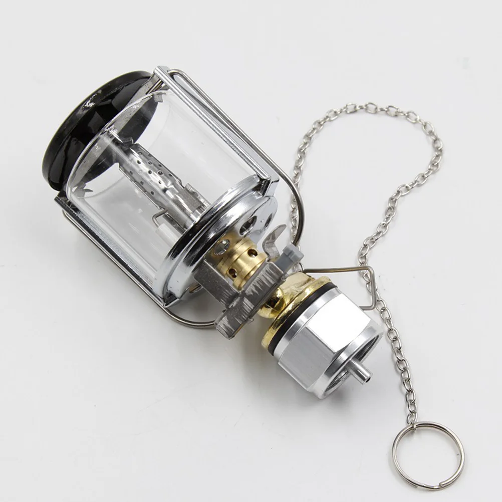 Portable Camping Lantern Outdoor Gas Lamp Propane Light Stainless Steel Copper Plastic Portable Lighting Camping Supply Warm