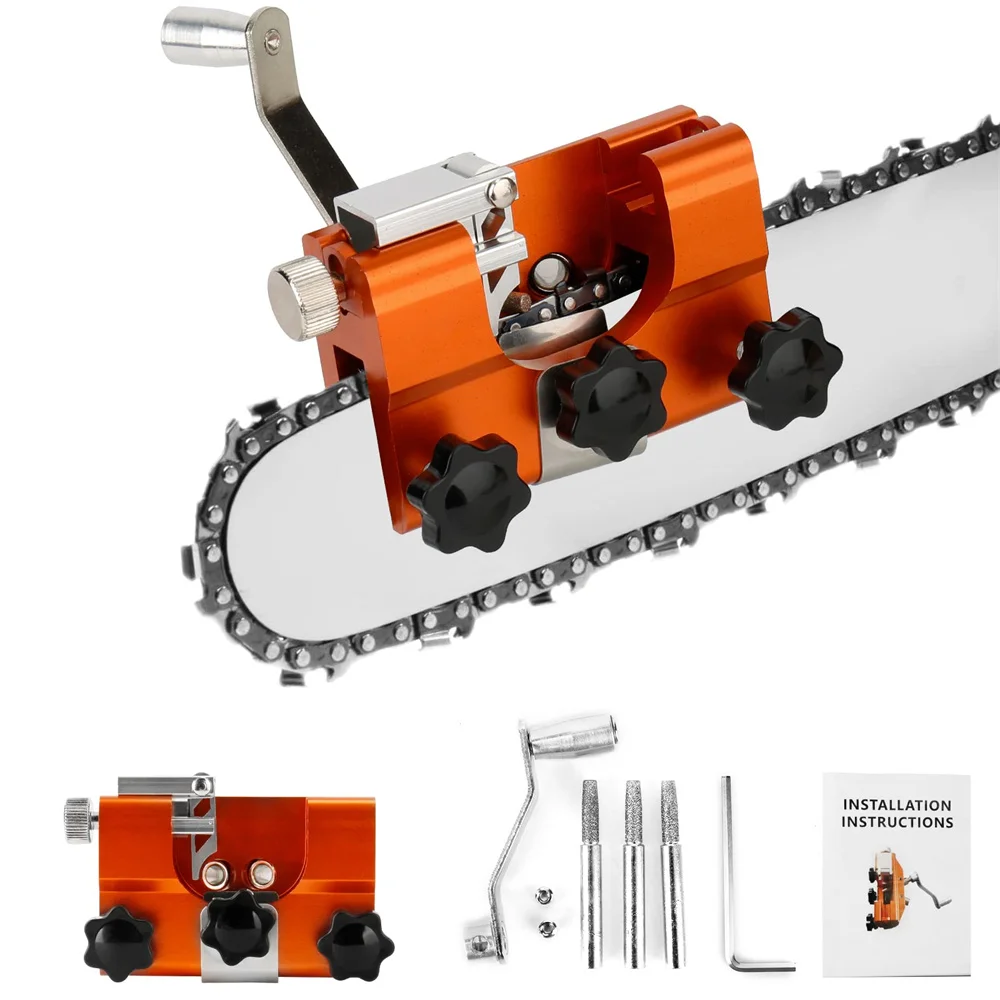 Chain saw sharpeners，Portable chainsaw chain sharpening Woodworking