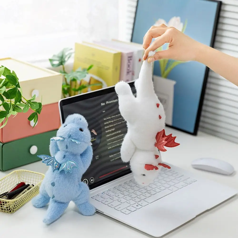 Soft Material Little Flying Dragon Dolls Kawaii Design Plush Fabric Dinosaur Plush Toys 28cm Fun Doll