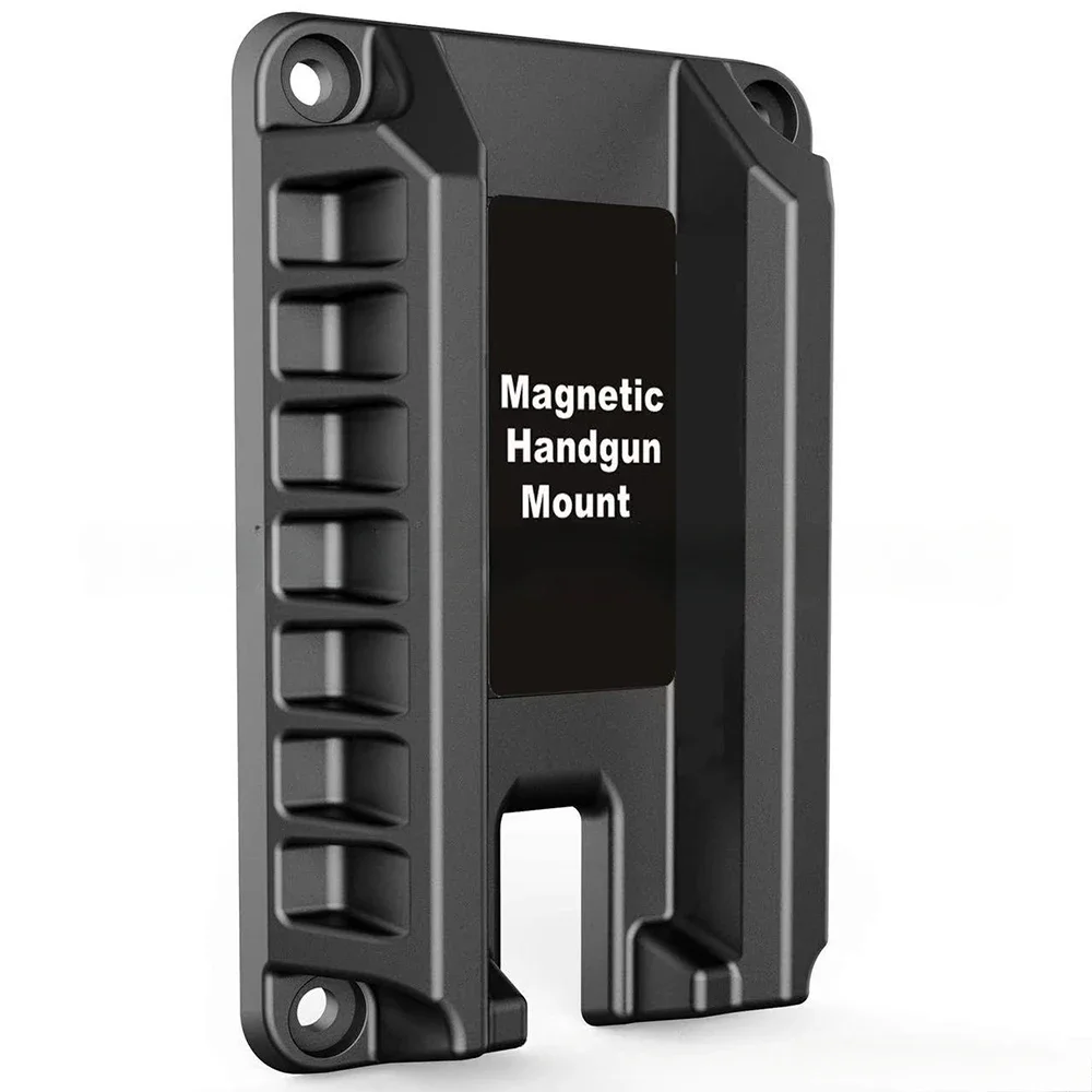 Magnetic Concealed Quick Draw Loaded Mount Pistol Holder 43LBS Pistol Magnet Mount Fits Flat Top Handguns Hunting pistol magnet mount