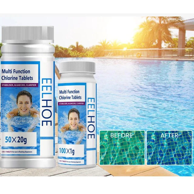 Tablettes de piscine pour FounAF Hot Swimming Care, Combo ine Tabs