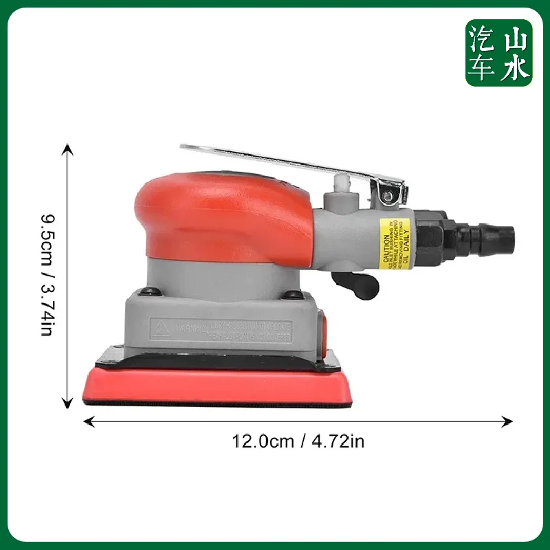 75*100MM Square Pneumatic Grinder Automobile Furniture Surface Polishing Abrasive Grit Tool Accessories Professional Air Sander