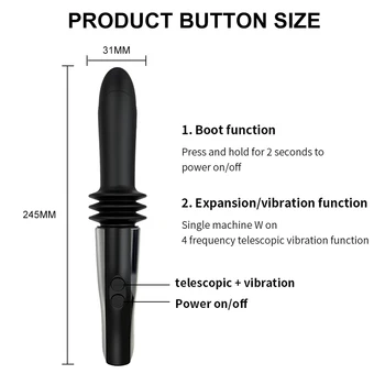 Sex Machine Telescopic Dildo Vibrator Automatic Massager G-spot Thrusting Retractable Female Masturbator Adult Sex Toy For Women 6