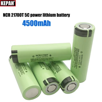 NCR 21700T 4500mA 리튬 이온 배터리, 3.7V 5C 전원 배터리, 22A 고방전 전자 도구 드론 장난감 배터리, 손전등 HD 셀