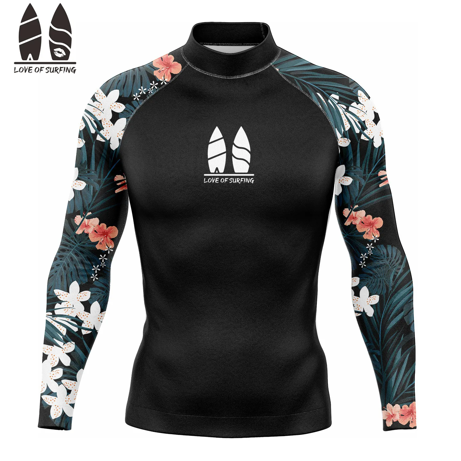 Surfing Men's Long Sleeve Shirts Rashguard Uv Protection Surfing Clothing Rash Guard Swimwear Surfer Swimsuit Diving Shirts