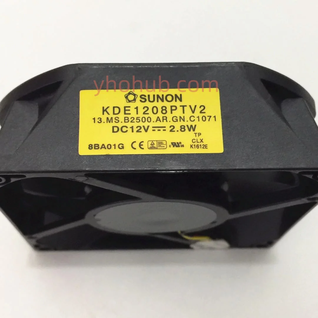 do servidor dc 12v 2.8w 80x80x25mm 3-wire