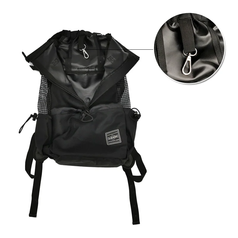 Breathable Pet Dog Carrier Bag For Large Dogs Golden Retriever Bulldog Backpack Adjustable Big Dog Travel Bags Pets Products pet carrier bag,pet carrying bag