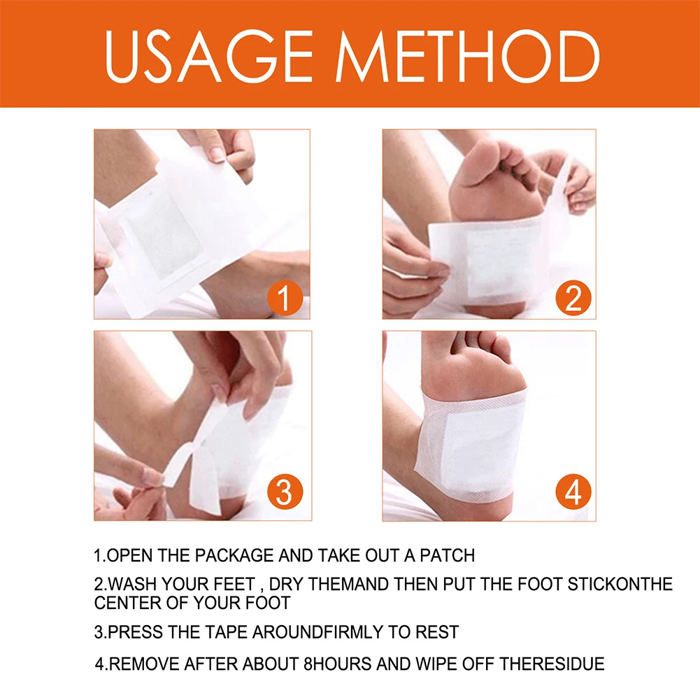 10 à 40 patchs au gingembre pour les pieds : soin naturel, soulagement du stress, amélioration du sommeil, purification, détoxification et amincissement._voghion.com