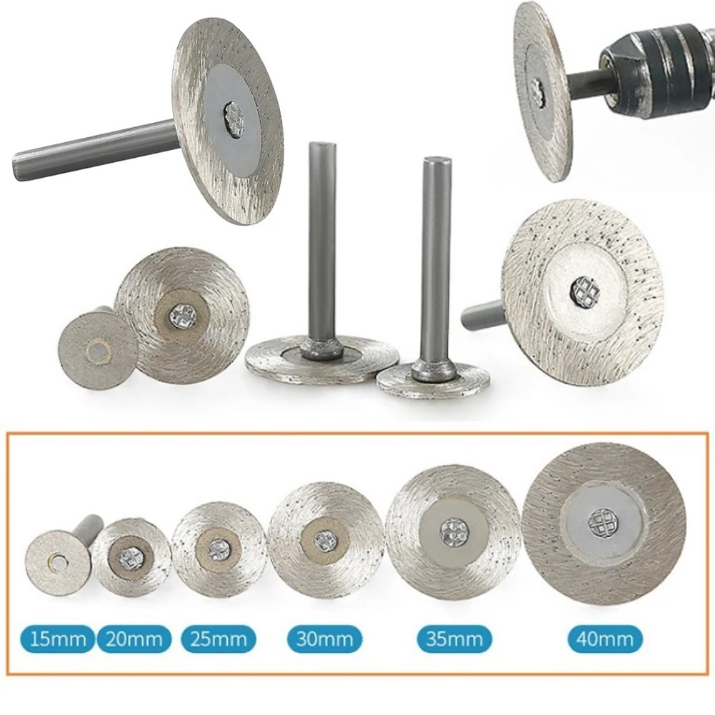 

Circular Saw Blade 15/20/25/30/35/40mm For Wood Metal Stone Granite Marble Cutting Discs With Mandrel 6mm Shank Tool Parts