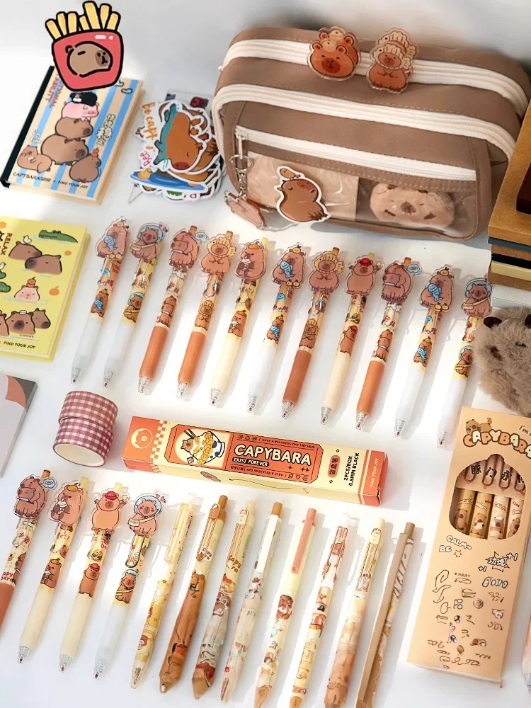 Cute Fabric Pencil Case Kawaii Large Capacity Animal Zipper Kids Bag Children'S Boys' Pen Pouch Girl School Case Supplies