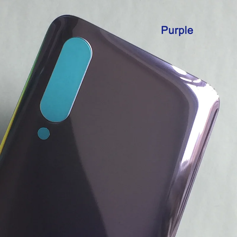 Back Battery Cover phone back cover glass battery cover glass phone back cover For Xiaomi Mi 9 Mi9 Back Battery Cover Replacement-Rear Glass Door Housing Case with Pre-Adhesive