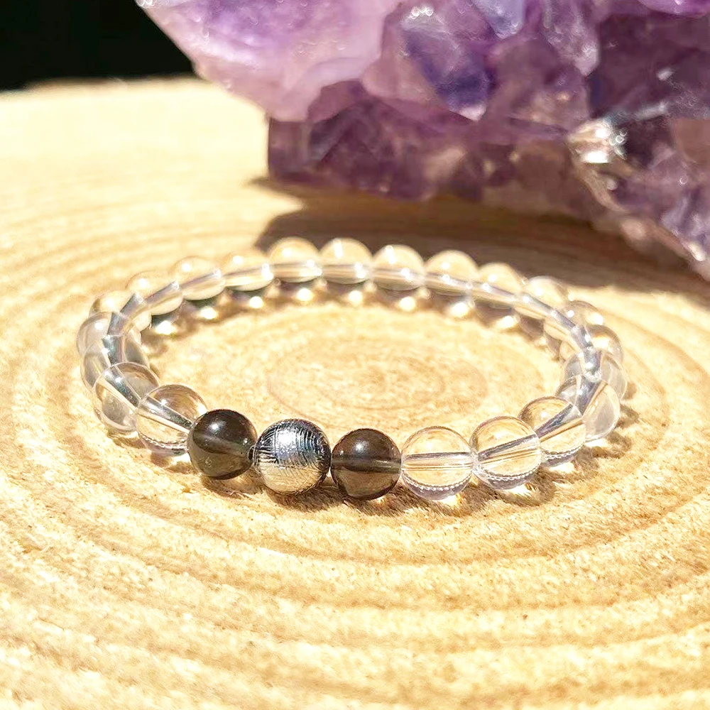 

MG1587, Muonionalusta, метеорит, агнит, манитит, прозрачный кварцевый браслет, жемчуг, браслет с Святой энергией огня