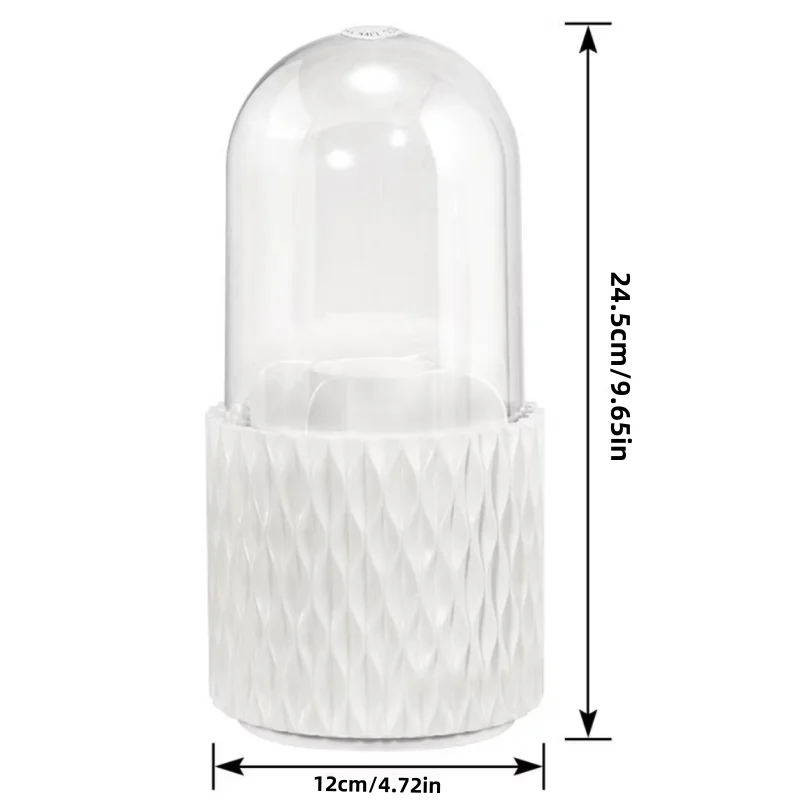 1pcRotating Makeup Brush Storage Tube Brush Bucket Storage Rack Desktop Storage Box Dressing Table Cosmetics Pen Holder 3