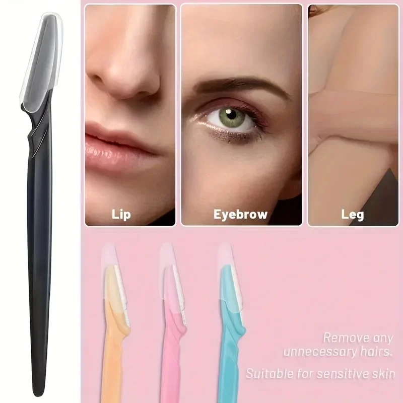 Multifunction Eyebrow Razor Kit Precise Trimming Shaping Facial Hair Removal Tool Easy Grip Handle eyebrow trimmer set eyebrow razor set eyebrow razor eyebrow trimmer 3/5/6/12/24Pcs