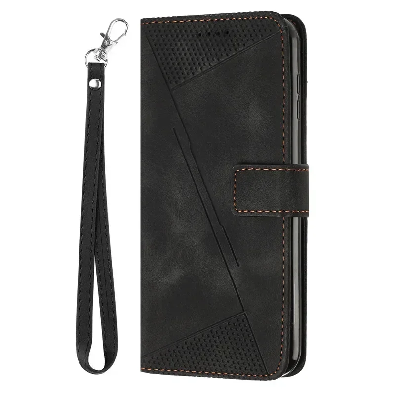 Magnetic Leather Wallet Flip Cover Case - Phone Protective Bag