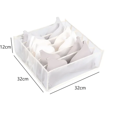 Underwear Storage box Foldable Drawer Organizer for Underwear Socks Shorts Bra Home Cabinet Clothes Organizers Washable