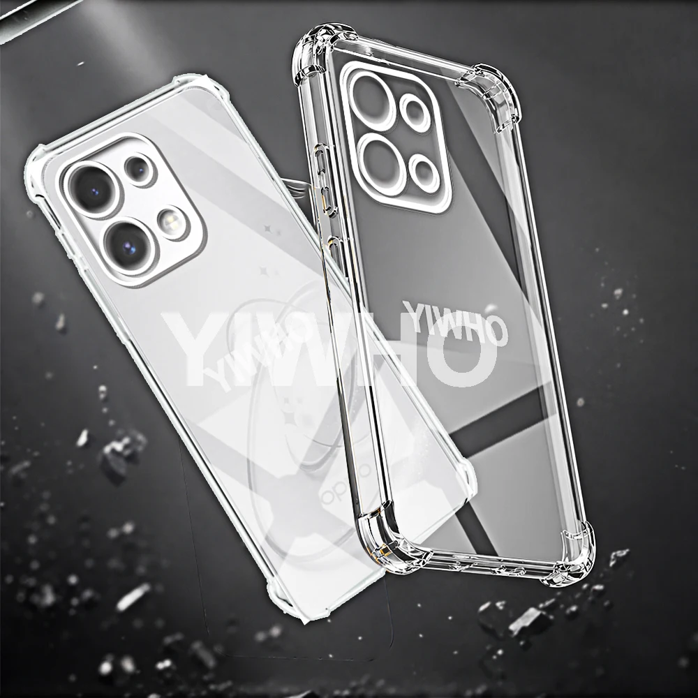 Transparent Shockproof TPU Case - Luxury Full Clear Cover