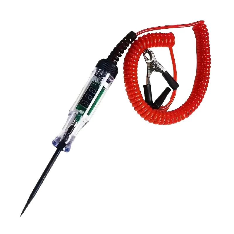 Circuit Test Pen 3V 6V 12V 24V 48V 90V DC Car Digital Display Test Pen Car Light Digital Display Electrical 1pc