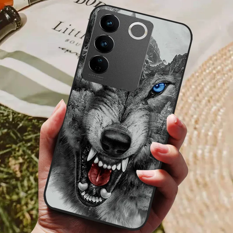 Sleek Black Silicone Phone Case - Durable TPU Protective Cover