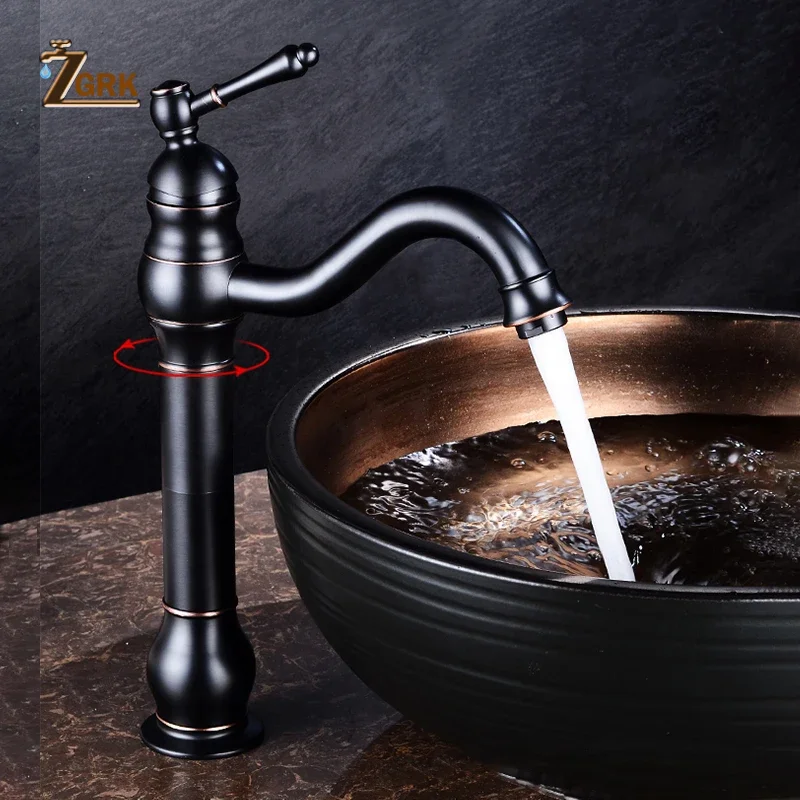 Antique Copper Bathroom Faucets Basin Faucets Brass Oil Rubbed Bronze Black Faucet Bathroom Hand Shower Hot Cold Mxier Water Tap basin faucet bathroom faucet