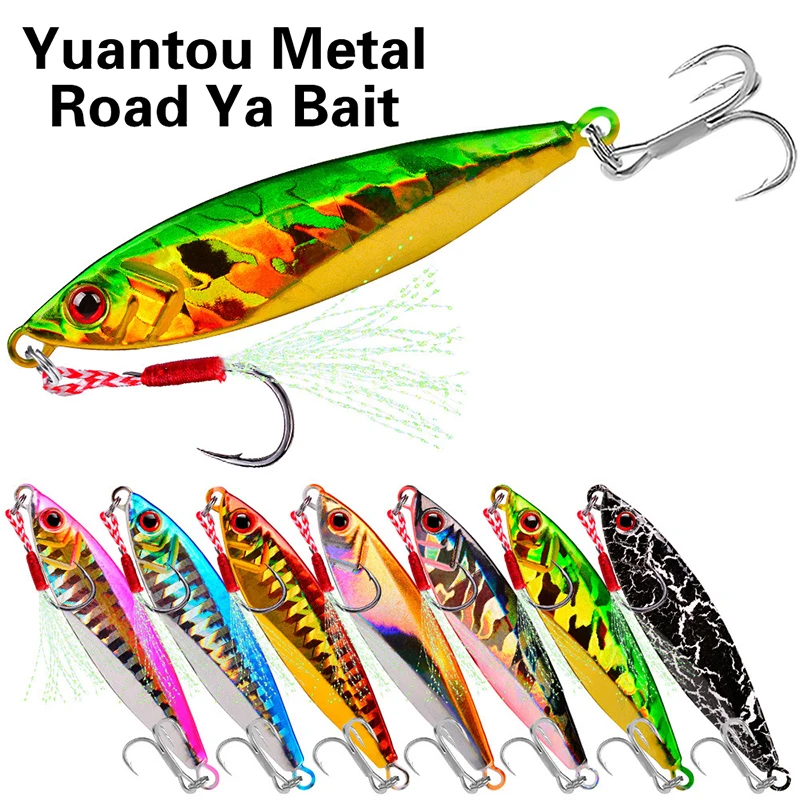 

1 PC 3D Eyes Metal Cast Jig Spoon 14/21/30g Sinking Shore Casting Jigging Fish Sea Bass Fishing Lure Artificial Bait Tackle