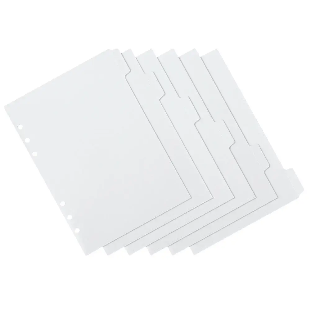 예산 바인더 인서트 PP 소재 예산북 정리용 미리 구멍 뚫린 홀더 휴대용 재사용 가능 루즈리프 포켓 일상용