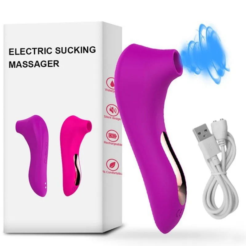 Female Clit Sucking Vibrator Mini Silicone Nipple Sucking Adult Sex Toy for Girl Women Sexual Use