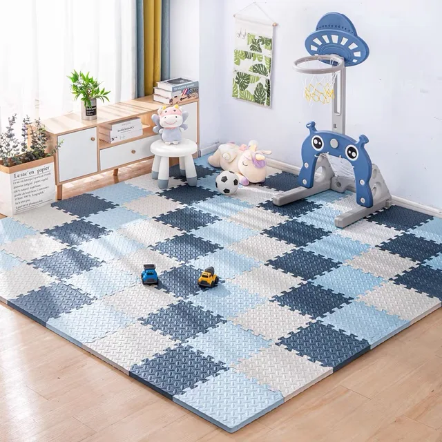 New Puzzle Mat Baby EVA Foam Play Black and White Interlocking Exercise Tiles Floor Carpet And Rug for Kids Pad 30*30*1cm Gifts 1