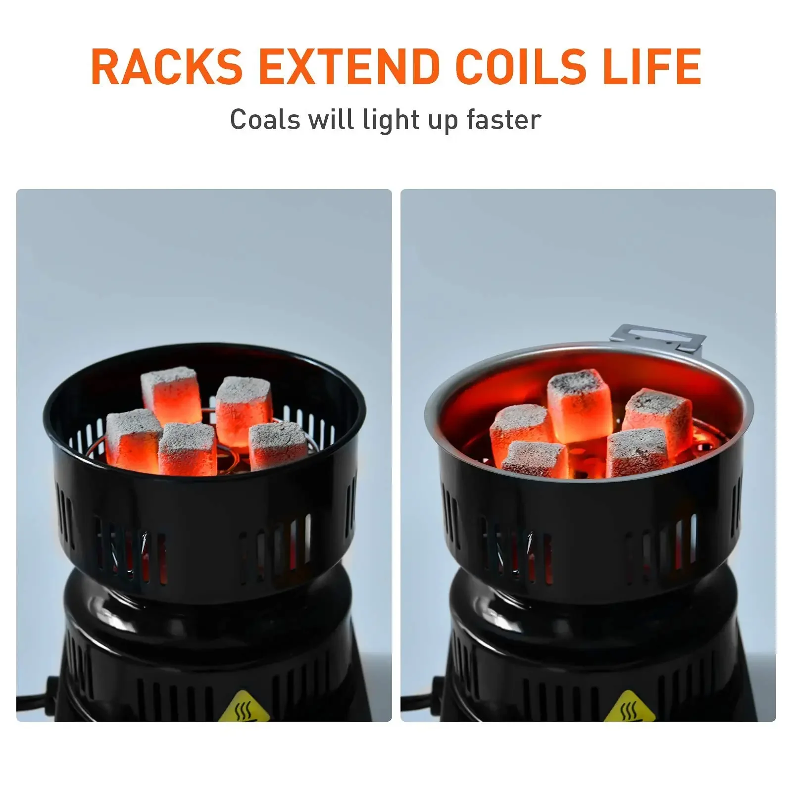 600W Mini Electric Charcoal Burner Coal Electric Hot Plate Stove Starter For Fast Heating BBQ Kitchen Brew Tea 220V
