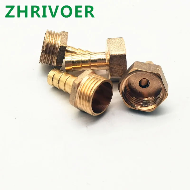 Brass Hose Fitting 4mm 6mm 8mm 10mm 19mm Barb Tail BSP Female Thread