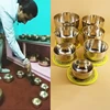 Wholesale 7pcs 7-13CM Tibetan Singing Bowls Meditation Yoga Handmade Copper Chimes Nepal Bowl Set with Sound Cushions Strikers 3