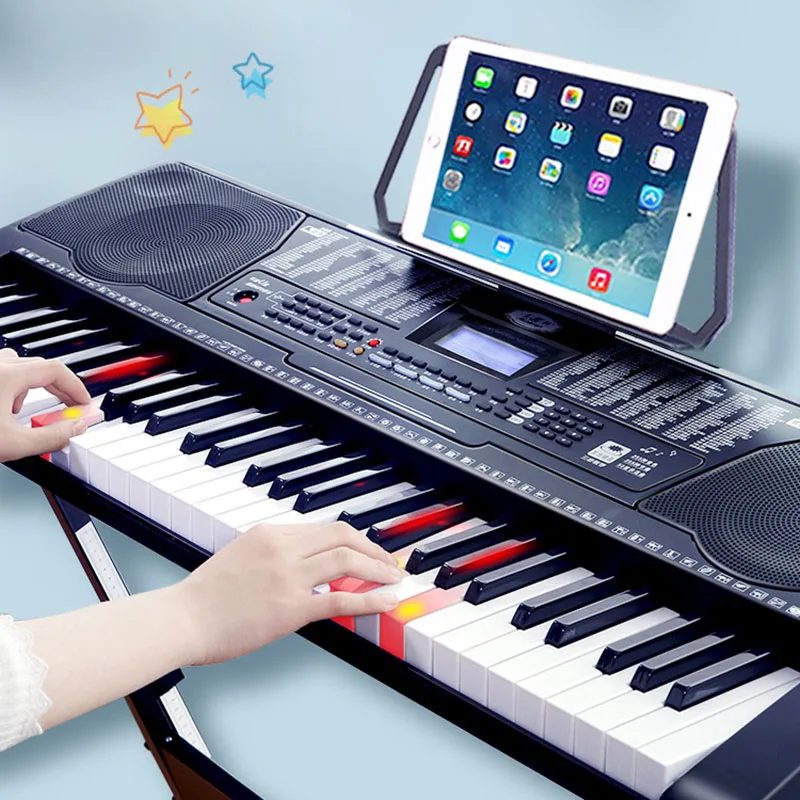 

Professional Musical Keyboard Controller Piano Digital Adult Musical Keyboard Otamatone Sintetizador Electronic Organ AA50EO