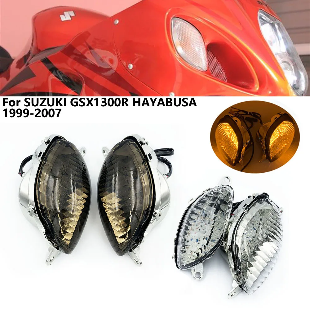 

LED Turn Signal Indicator Lights For SUZUKI GSX1300R HAYABUSA 1999 - 2007 Motorcycle Accessories Blinker Lamp GSX 1300 GSX-1300