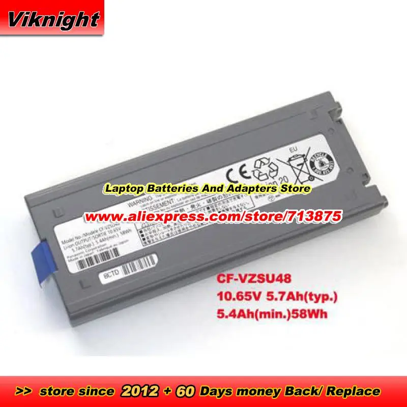 

Genuine CF-VZSU48 Battery for Panasonic CF-19 CF19 CF-18 CF-19FHG55NL CF18K CF19RMRAX1M CF-19MK 58Wh