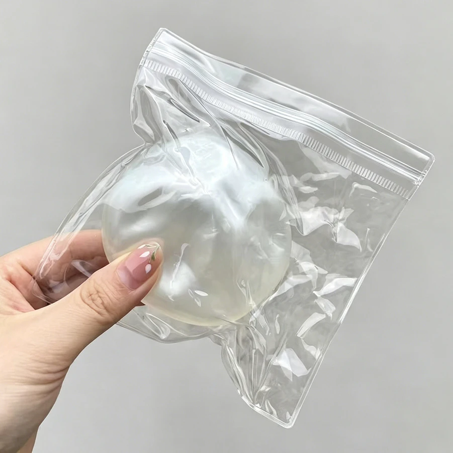 부드럽게 성형 가능한 스퀴시 화이트 펄 스퀴즈 장난감, 반동 없는 끈적한 스트레스 해소 피젯 장난감, 창의적인 시뮬레이션 불안 완화 장난감