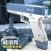 New Water Gun Electric Glock Pistol Shooting Toy Full Automatic Summer Beach Outdoor Fun Toy For Children Boys Girls Adults Gift 1